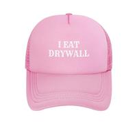 FWJZDSP Je Mange des cloisons sèches, Casquette de Baseball en Maille, Chapeau de Camionneur de Plage et de Soleil