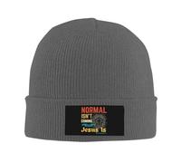 FWJZDSP Le Retour à la Normale n'est Plus d'actualité, Jésus est l'Apocalypse 14. Bonnet Homme, Bonnet Femme, Bonnet de Nuit Noir.