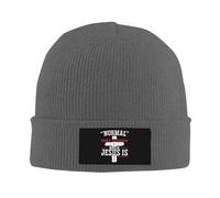 FWJZDSP Le Retour à la Normale n'est Plus d'actualité. Jésus est l'Apocalypse 14. Bonnet Homme, Bonnet Femme, Bonnet de Nuit Noir.