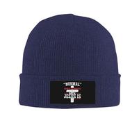 FWJZDSP Le Retour à la Normale n'est Plus d'actualité. Jésus est l'Apocalypse 14. Bonnet Homme, Bonnet Femme, Bonnet de Nuit Noir.