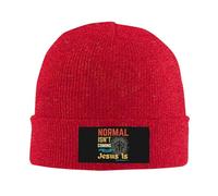 FWJZDSP Le Retour à la Normale n'est Plus d'actualité, Jésus est l'Apocalypse 14. Bonnet Homme, Bonnet Femme, Bonnet de Nuit Noir.