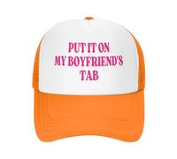 FWJZDSP Mettez-Le sur l'onglet de Mon Petit ami Casquette en Maille Hommes Femmes Casquette de Camionneur Casquette de Baseball Cadeau Papa