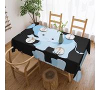 FWJZDSP Nappe rectangulaire à Motif bébé éléphant, idéale pour Les fêtes et Les réceptions, avec Une décoration de Table élégante pour la Cuisine.