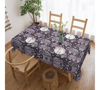 FWJZDSP Nappe rectangulaire à Motif éléphant Mignon, idéale pour Les fêtes et Les réceptions, avec Une décoration de Table élégante pour la Cuisine.