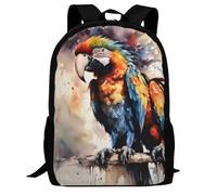 FWJZDSP Sac à dos 17 pouces pour « Plus tu me fais taire, plus je crie fort » Sacs à dos légers et réglables pour animaux avec poches latérales en filet pour les voyages et les sports de plein air