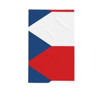 FWJZDSP Torchon de Cuisine réutilisable en gaufrée, imprimé Drapeau de la République tchèque, avec Boucle de Suspension, idéal pour Les tâches ménagères.