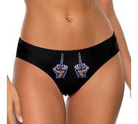 FWJZDSP X-Ray Mains montrant Un Doigt d'honneur Taille Basse pour Femme t-Back String Culotte sous-vêtements Bref Mignon