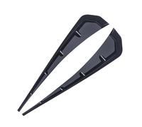 FWNERGUL Ailes latérales de voiture, usage général, aile, ventilation, capot, couvercle d'admission, moulures, garnitures, autocollants, accessoires(Bright black 2pcs)