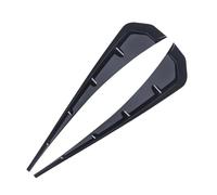 FWNERGUL Ailes latérales de voiture, usage général, aile, ventilation, capot, couvercle d'admission, moulures, garnitures, autocollants, accessoires(Bright black 2pcs)
