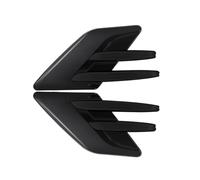 FWNERGUL Autocollant décoratif for ailes latérales de voiture, à usage général, fausse prise d'air, garniture d'admission d'air extérieure, réglage(Black)