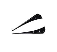 FWNERGUL Couvercle d'aération latérale de voiture, couvercle d'admission d'air de capot d'aile latérale à usage général, accessoires extérieurs de style de voiture(Carbon Fiber Surface)