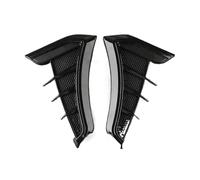 FWNERGUL Grille d'aération latérale for BMW F07, F10, F11, F12, F13, F15, F18, F30, F31, F34, F45, autocollant noir carbone(F18)