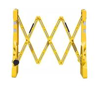 FWPGFVY Barrière de sécurité Extensible et Pliable, remplie d'eau, Flexible et Extensible, pour allée (Couleur : Jaune, Taille : 107 x 220 cm)