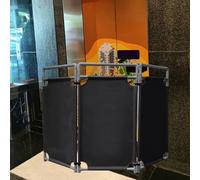 FWPGFVY Barrière de sécurité Pliable, barrière de Maintenance à 3 Panneaux pour Zones restreintes et contrôle des ascenseurs, améliore la Prudence et la sécurité