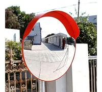 FWPGFVY Miroir de sécurité en Plastique PC, Miroir antivol Circulaire Convexe en Acrylique pour extérieur, Vue panoramique sur Zone Aveugle, Miroir de Circulation pour Angle Mort