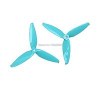 FWRCCMJ 4 Paires 5 Couleurs 5552 5.5x5.2 FPV PC 3 hélice Lame CW CCW Arbre à Travers la Machine Moteur Plus spécial 2407(Black 4pair)