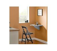 FWT03-HG Table Murale Rabattable en Bois, Table de Cuisine, Table Enfant