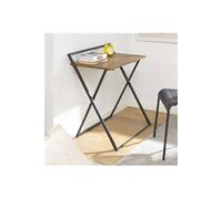FWT88-F Bureau Pliant pour Petits Espaces, Bureau d'Ordinateur Table d'Etude Bureau