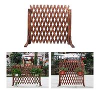 FWTXZTER Clôture en Bois Extensible, Barrière en Treillis en Bois Autoportante, Haie Mobile et Pliable, Protection de la Sécurité des Animaux et des Propriétaires de Jardin