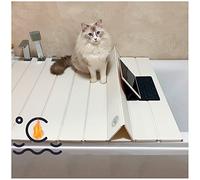 FWTXZTER Couverture de Baignoire, Plateau Baignoire, Plateau Isolation Couvercle pour Salle de Bain, PVC Housse de Baignoire Pliable Housses Baignoire for Accueil Salle Bains Spa Vivre (170×70×0.7CM)