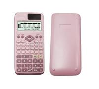 FX-991EX Calculatrice scientifique avec 522 fonctions, calculatrice d'ingénierie scientifique avec 10 + 2 écrans d'affichage pour l'école, le bureau, les affaires, la maison, un usage quotidien, rose