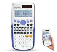 FX-991EX Calculatrice scientifique avec 552 fonctions, calculatrice scientifique avancée avec 10+2 écrans d'affichage pour étudiants, école, bureau, affaires, maison, usage quotidien (blanc)