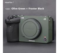 FX3 caméra décalcomanie peaux FX30 caméra peau pour Sony ILME-FX3/ILME-FX30 caméra peau décalcomanie protecteur autocollant 3M vinyle matériel - Type MatteGreenFrosted-FX3 Skin