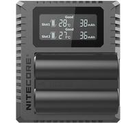 Fx3 Fujifilm W235 Hour Chargeur De Batterie Usb À Double Fente Noir