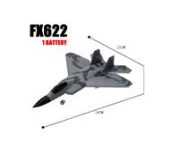 (Fx622) Avion en mousse radiocommandé FX622 FX822, planeur 2,4 GHz, avion de chasse télécommandé, planeur aé