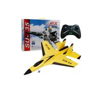 (Fx820 Yellow) Planeur radiocommandé SU30 FX620 en mousse EPP, avec LED et radiocommande 2,4 GHz