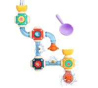 FxaumsGxuk Jouet mural de bain - Conduite d'eau - Jouet de salle de bain - Pour à partir de 3 ans - Pour à partir de 3 ans - Jardin d' - Piscine - Cabinet de jour - Salle de
