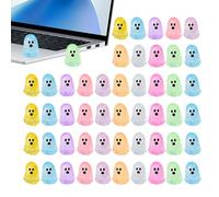 FxaumsGxuk Lot de 50 Figurines d'halloween en résine - Décoration Lumineuse pour fête, Salon, Bureau, Foyer, terrasse, Jardin