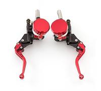 Fxcnc Leviers de frein et d’embrayage hydrauliques en CNC avec réservoir d’huile pour moto Honda - 22 mm