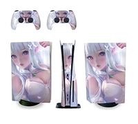 FXCON pour PS5 Skin Disc Edition Anime Console Et Contrôleur Vinyl Cover Skins Wraps pour PS 5 Disc Version 83992 sans Bulle
