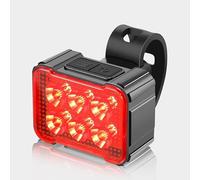 FXDSCA Lumière Vélo Avant et Arriere Lampe pour Merida Cyclo Cross 6000 2018, Lampe Velo Étanche Éclairage Vélo, Phare de Vélo Feu arrière de vélo pour la Nuit,B Taillight-Red