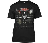 fxdszaszzdx Limited Exodus The Atrocity Exhibition Heavy Metal Band T-Shirt Size Black XL