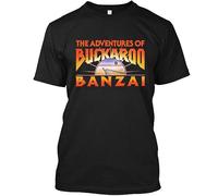 fxdszaszzdx Limited NWT The Adventures of Buckaroo Banzai Action Movie Film T-Shirt Black L