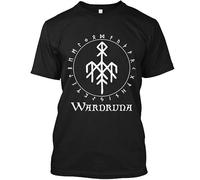 fxdszaszzdx Limited NWT Wardruna Norwegian Nordic Folk Graphic Logo T-Shirt Black M