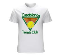 fxdszaszzdx NULA Casablanca Tennis Club Icon Printed T-Shirt White S
