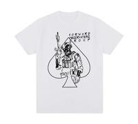 fxdszaszzdx NUTU Forward Observations Group GBRS Vintage T-Shirt Death Skeleton Cotton Men T Shirt White S