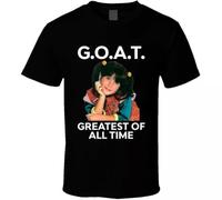 fxdszaszzdx Punky Brewster G.o.a.t. Greatest of All Time Fan T Shirt Black S
