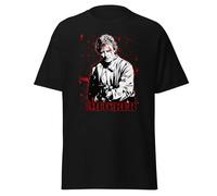 fxdszaszzdx The Hitcher Movie Shirt 80s Horror Movie Shirt Rutger Hauer Black 3XL