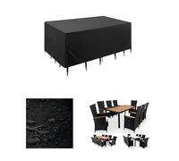 FXGZCJ Housse Table de Jardin Housses de Meubles 270x220x80cm Bâche Salon de Jardin Extérieur Tissu 420D Oxford Housse de Protection Salon de Jardin Bâche Table Jardin