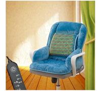 Fxiaobin Interface USB Couverture Chauffante avec Soutien Lombaire Souple Bouillotte électrique pour Fauteuil Roulant De Bureau à Domicile,SkyBlue-General