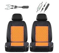 Fxiaobin Universal Warmth Car Seat Covers Front Seats, Winter Automotive Seat Covers & Accessories, Comes with Snow Shovel, The Best Gift for Driver Friends in Winter,Black-twoseats