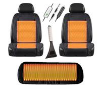 Fxiaobin Universal Warmth Car Seat Covers Full Set, Winter Seat Covers Car, Comes with Snow Shovel, The Best Gift for Driver Friends in Winter,Black-mainseat+auxiliaryseat+Backseat