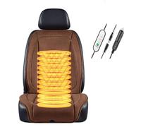 Fxiaobin Universal Warmth Car Seat Covers Full Set, Winter Seat Covers Car, Comes with Snow Shovel, The Best Gift for Driver Friends in Winter,Brown-Singleseat