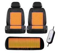 Fxiaobin Universal Warmth Forros Para Asientos De Carro, Winter Car Seat Cover Full Set, Comes with Snow Shovel, The Best Gift for Driver Friends in Winter,Black-mainseat+auxiliaryseat+Backseat