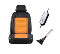 Fxiaobin Universal Warmth Forros Para Asientos De Carro, Winter Car Seat Covers for, Comes with Snow Shovel, The Best Gift for Driver Friends in Winter,Black-Singleseat