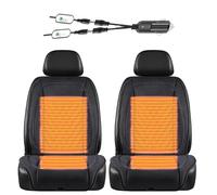 Fxiaobin Universal Warmth Seat Covers for Cars, Winter Car Seats Covers, Comes with Snow Shovel, The Best Gift for Driver Friends in Winter,Black-twoseats